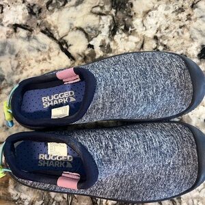 Rugged Shark Kids' Navy and Pink Water Shoes